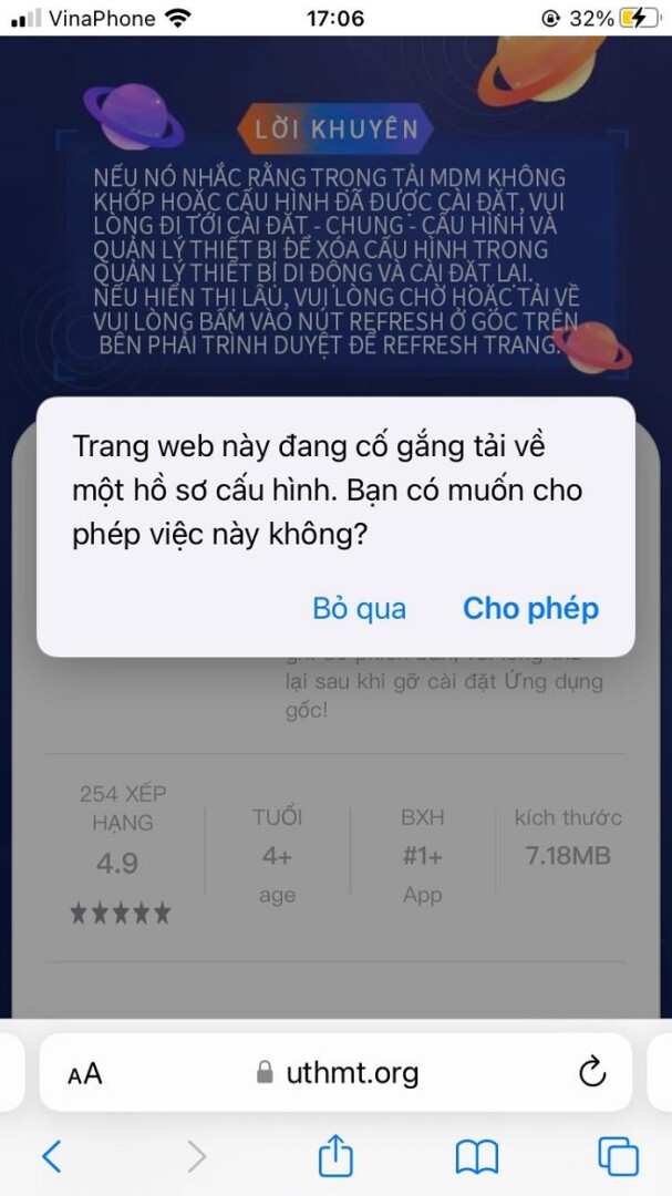 Hướng dẫn tải app SV66 cho điện thoại IOS và Android 13 Cho phép ứng dụng được cài đặt