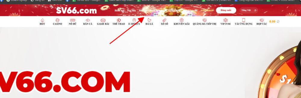 Hướng dẫn rút tiền SV66 về tài khoản nhanh nhất 2025 10 Đăng nhập tài khoản và rút tiền SV66