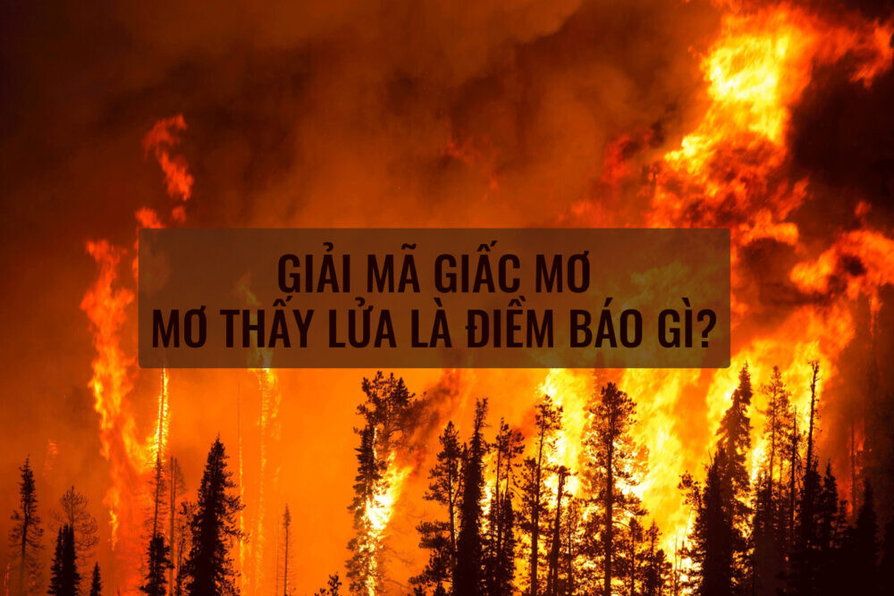 Mơ thấy lửa đánh số nào? Điềm báo giấc mơ thấy lửa mang lại là gì? 6 Mơ thấy lửa báo hiệu điềm gì?
